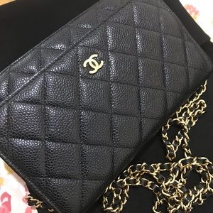 ❤️CHANEL WOC BLACK CAVIAR GHW
